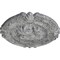 Ekena Millwork Southampton Ceiling Medallion (Canopies up to 2 3/4"), 16 3/8"OD x 1 3/4"P, Ultra Pure White Crackle CM17SOUWC - alternate 2